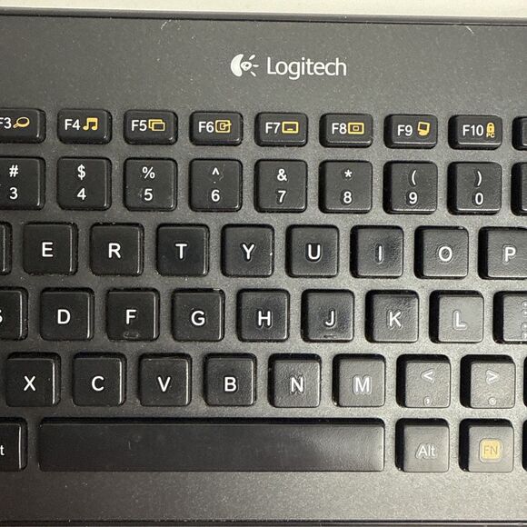Logitech K360 Y-R0017 Wireless Keyboard With Unifying Dongle Tested Works Black - Picture 3 of 11